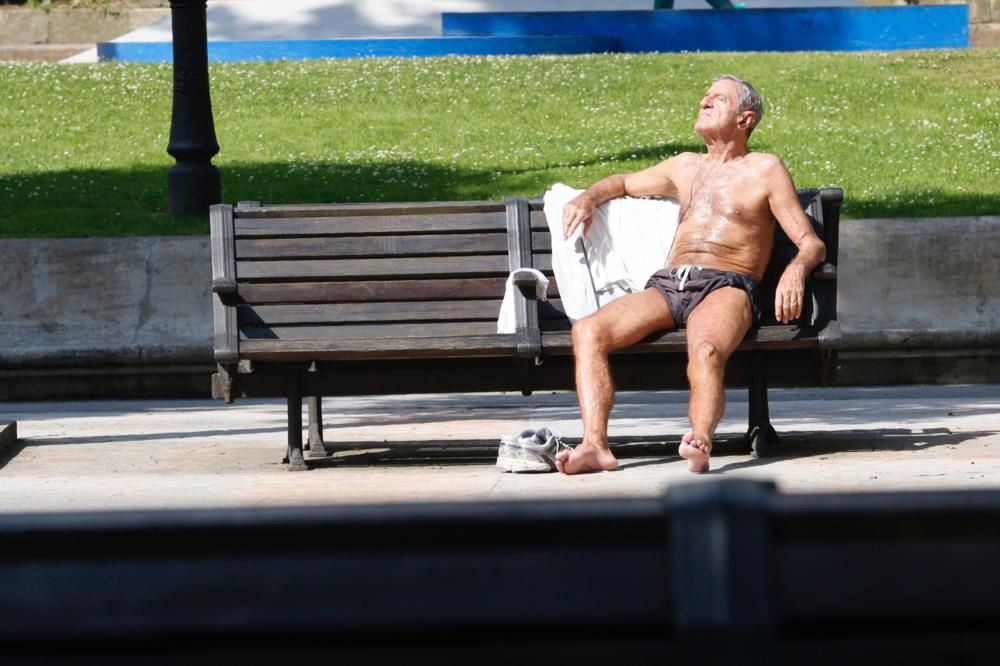 Ola de calor en Asturias