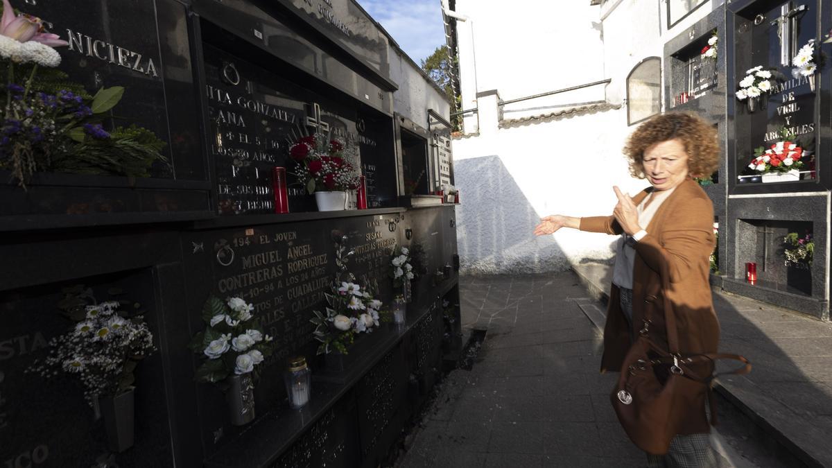 Vandalismo en Siero: queman 102 nichos en el cementerio de Anes