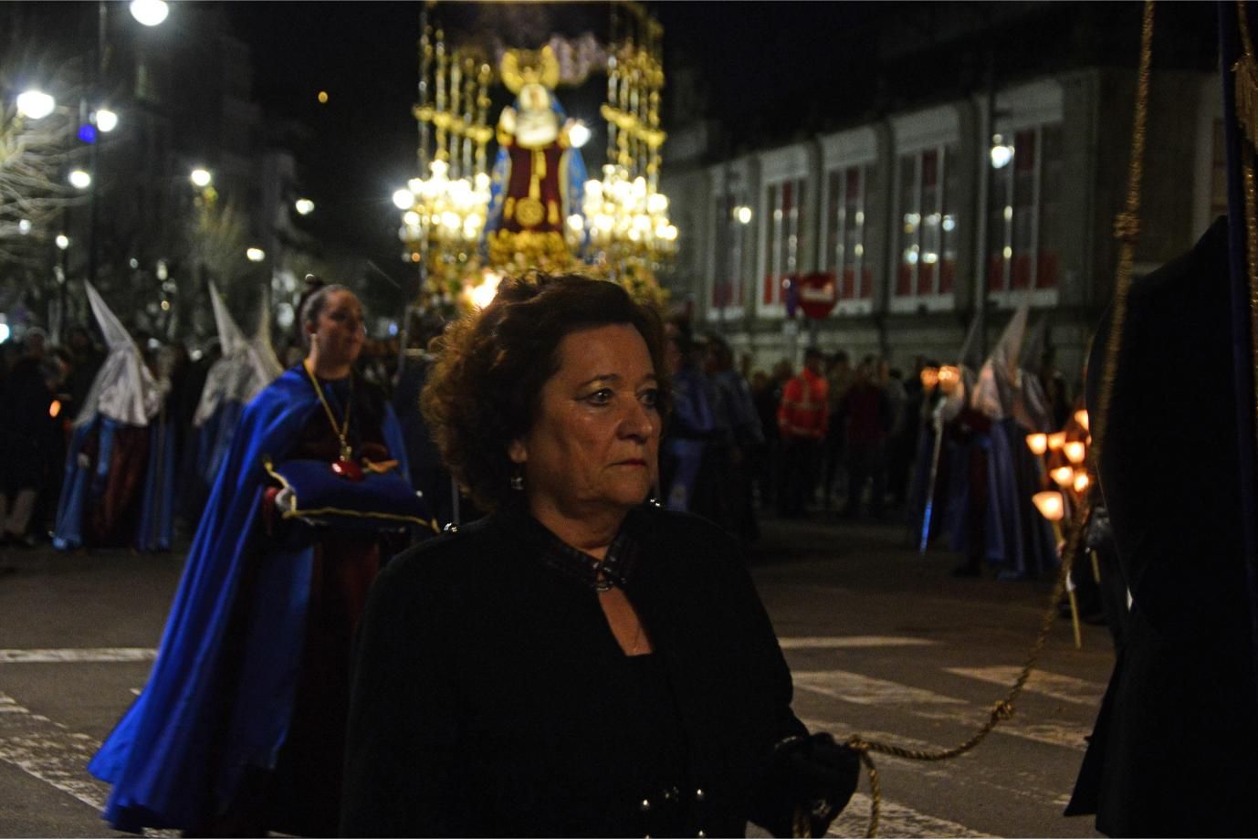 Cangas sintió el calor de la Virgen de los Dolores