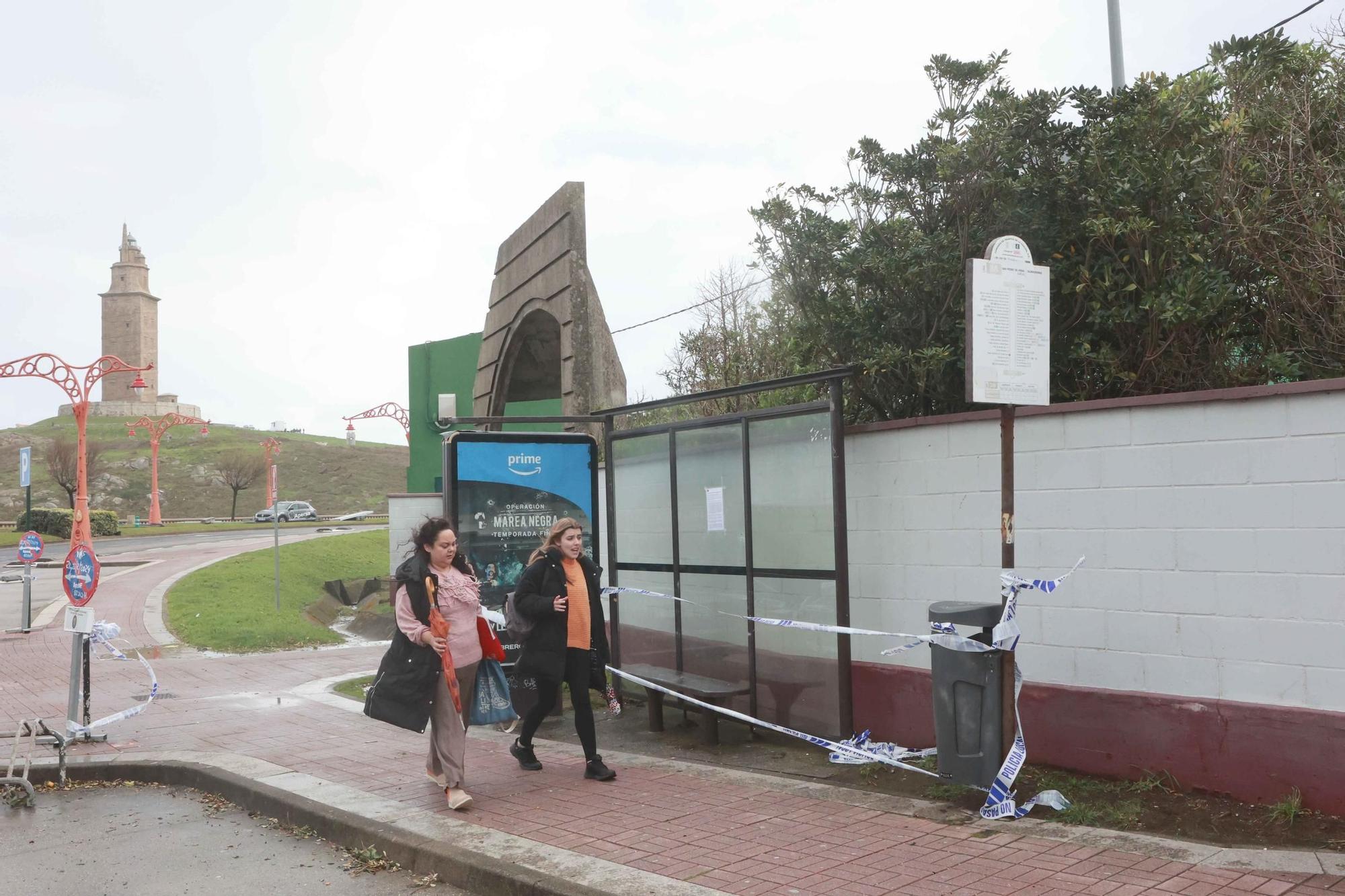 Alerta por temporal en A Coruña