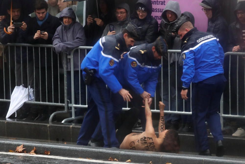 Protesta de Femen en París