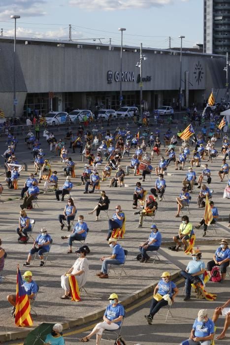 Concentració de l'ANC per la Diada a Girona