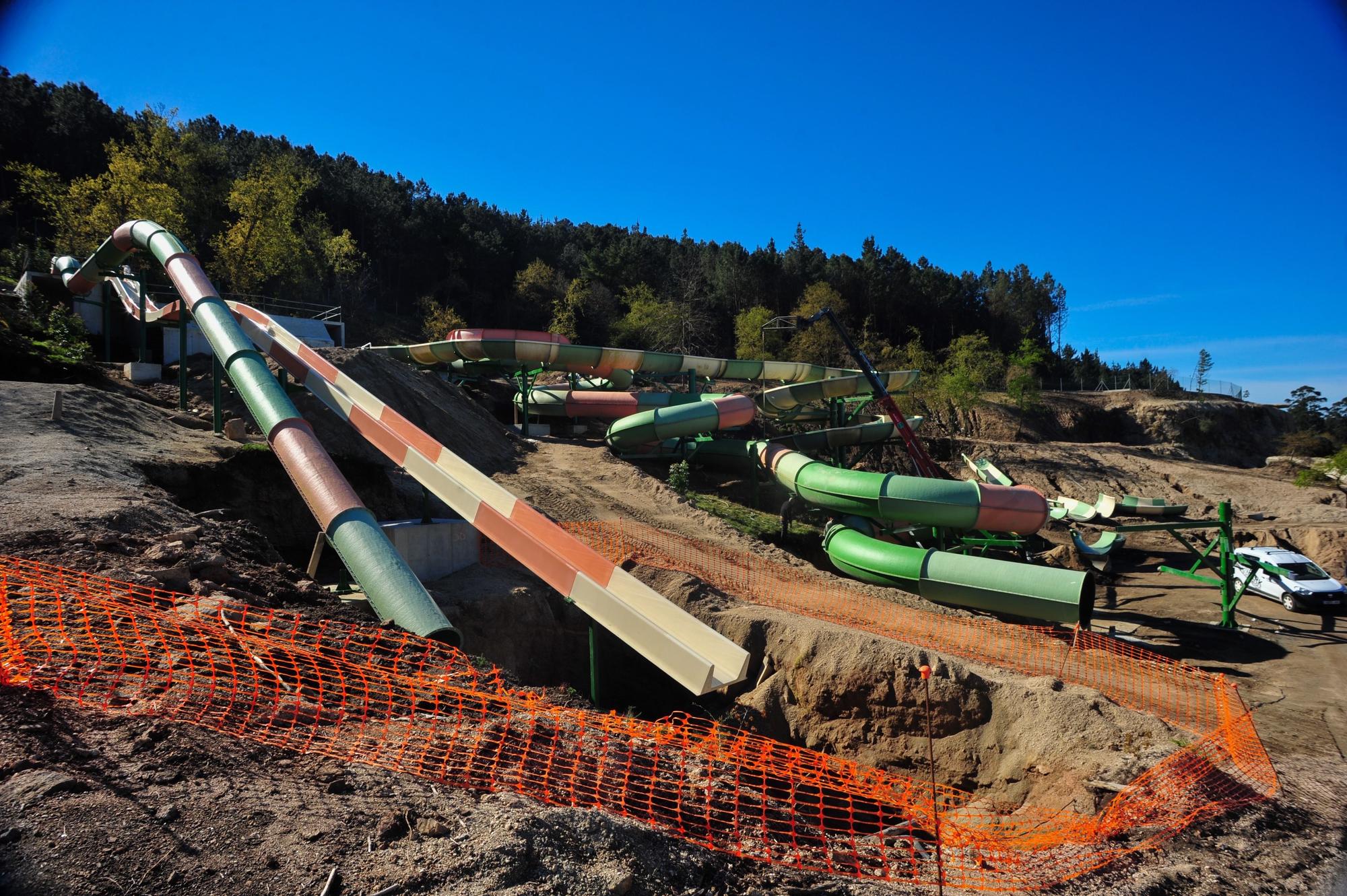 Así avanzan las obras del mayor parque acuático de Galicia