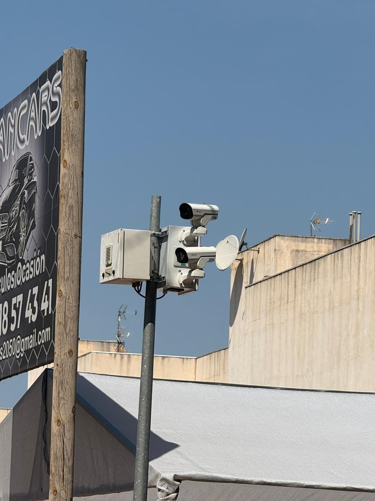 Las cámaras de la discordia en la ronda de la Estación, un tramo de la carretera de la Diputación