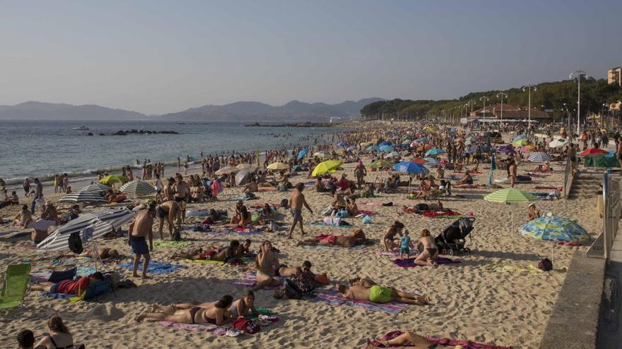 Samil, ayer por la tarde. // Cristina Graña