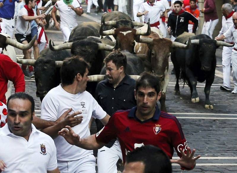 Último encierro de las Fiestas de San Fermín 2015