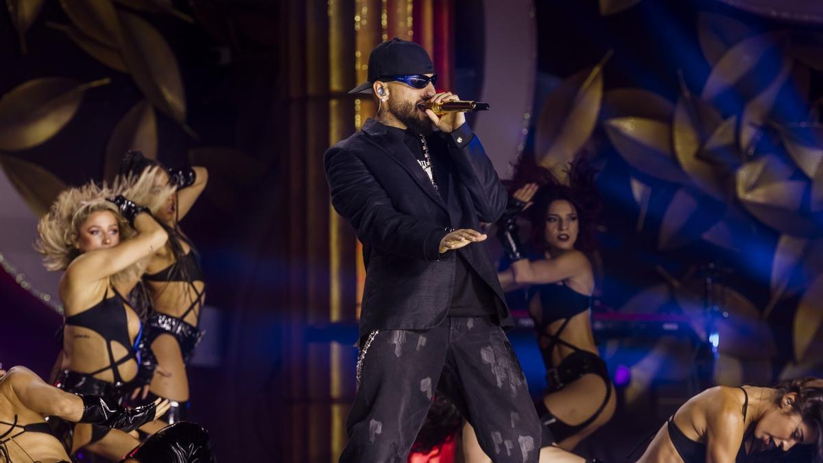 Maluma en concierto, en el Carnaval de Las Palmas de Gran Canaria