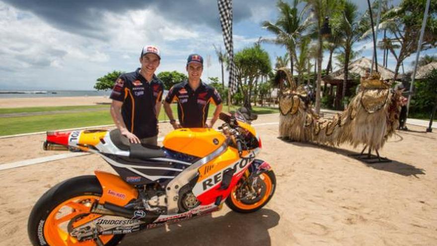 Márquez y Pedrosa abren la temporada en Bali