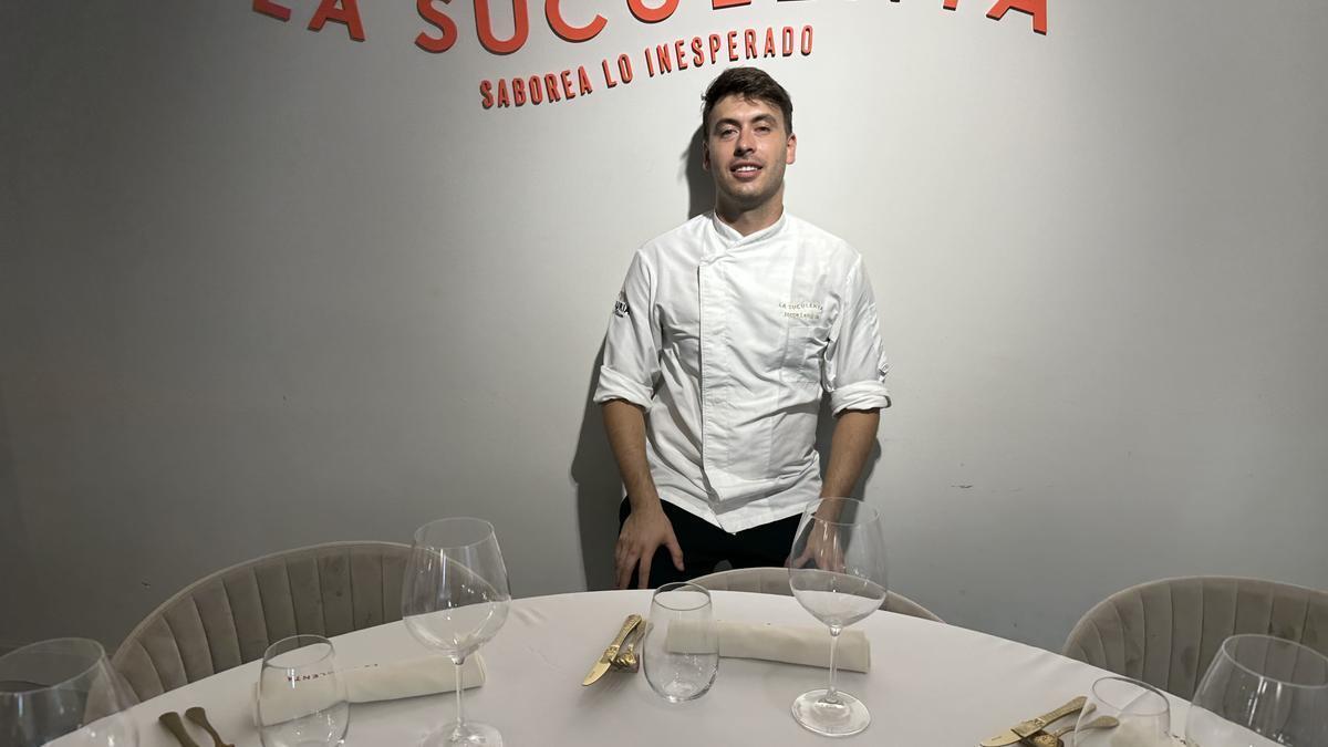 El chef de La Suculenta, Jorge Lengua.