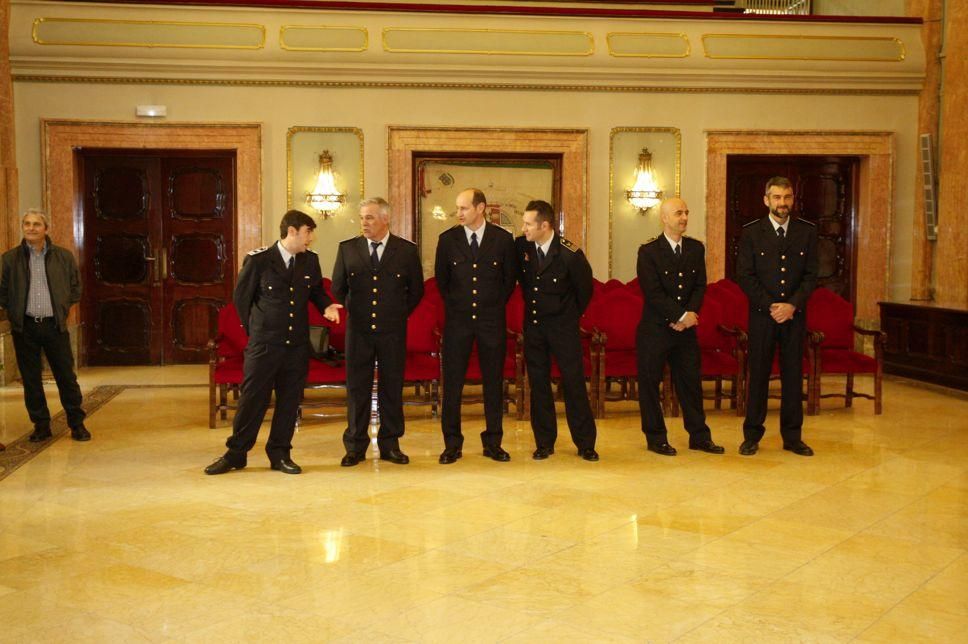 Acto de homenaje a los bomberos