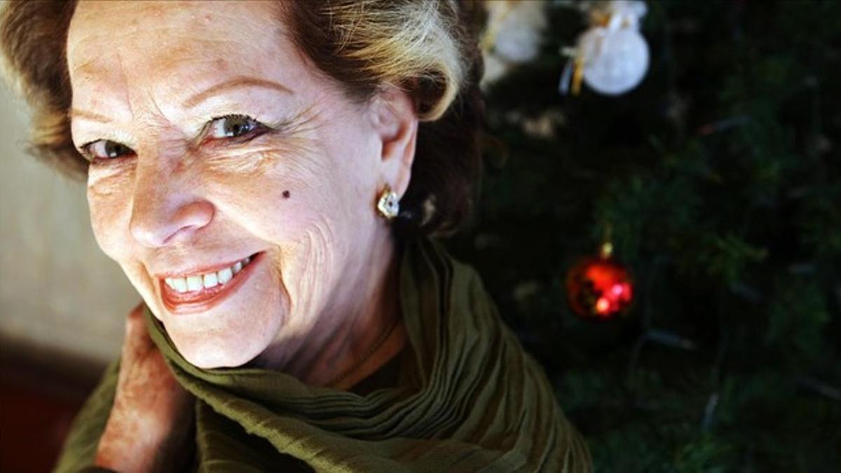 Carmen de Lirio, en su cada, durante las navidades del 2008.