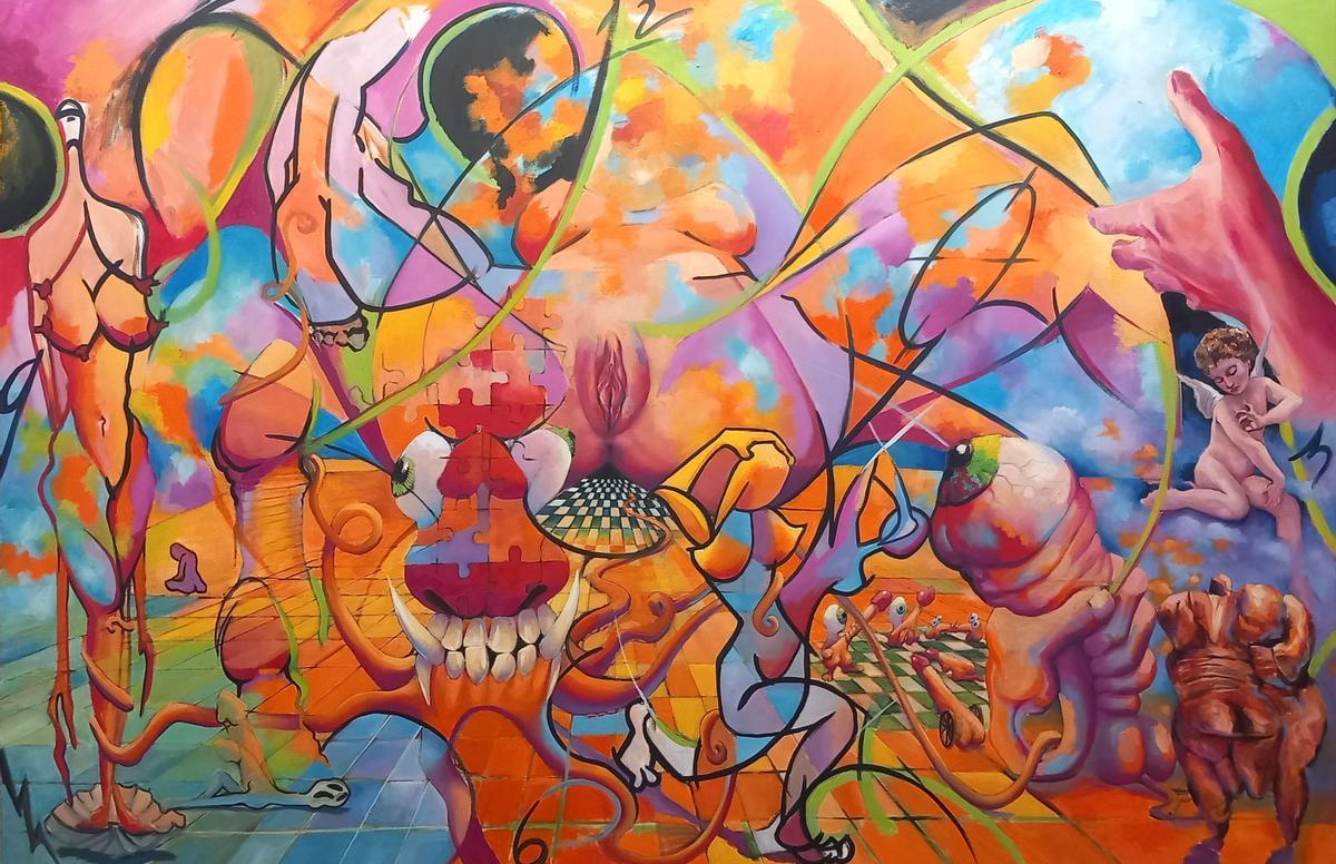 Obra "El sexo", del artista alteano
