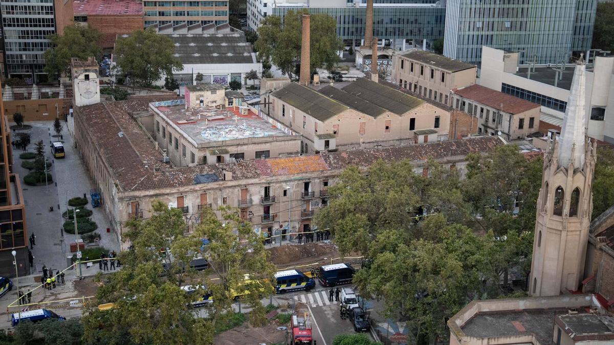 El complejo fabril La Escocesa, en el barrio de Poblenou.