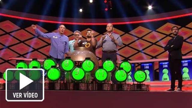 Momento en el que 'Los Lobos' ganan el bote de '¡Boom!'.