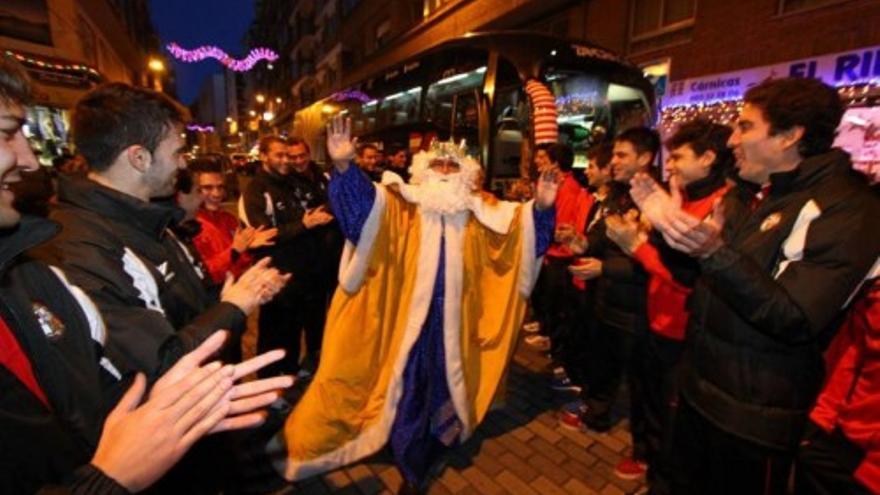 Los Reyes Magos visitan al Zamora CF