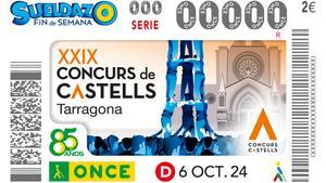 El cupón conmemorativo de la ONCE.