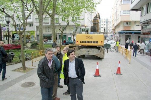 Comienza la reforma de la plaza de As Conchiñas