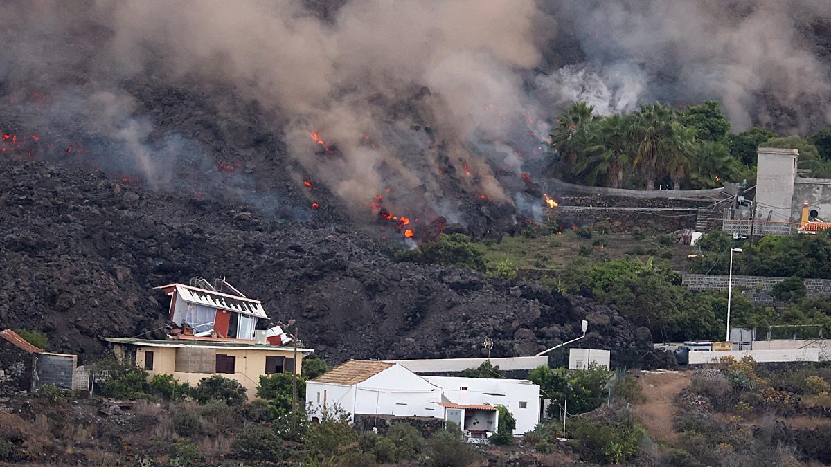 Todoque, el barrio sepultado por la lava del volcán de La Palma