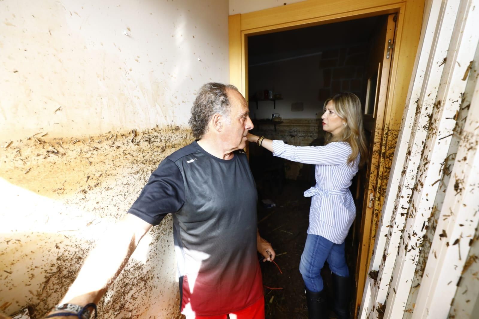 En imágenes | Así ha quedado Azuara tras la fuerte tormenta que causó destrozos este viernes