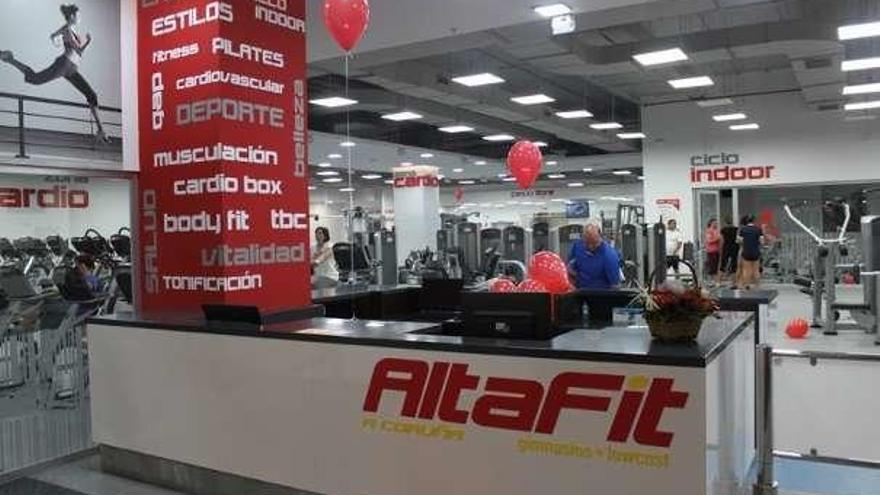 Vista de parte de instalaciones de Altafit Gym Club.