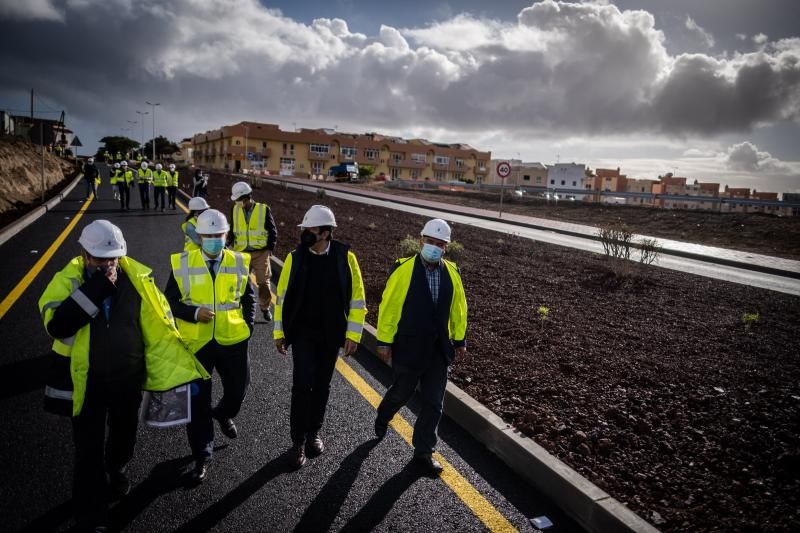 Obras de enlace entre Las Chafiras y Oroteandanes