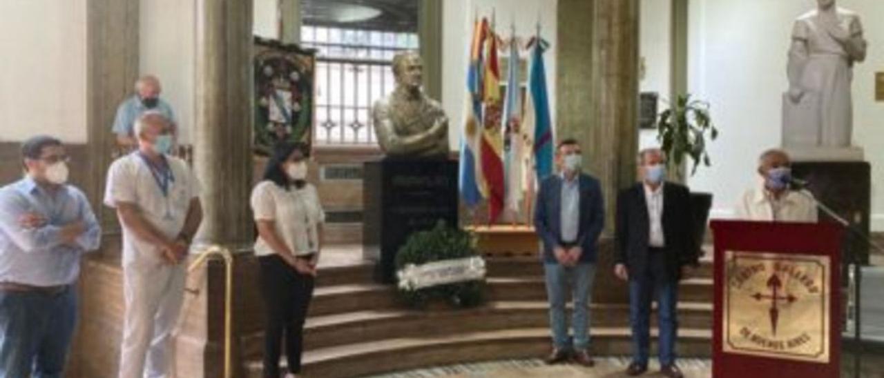 Acto de homenaje a Castelao en Montevideo (Argentina).  | // FDV