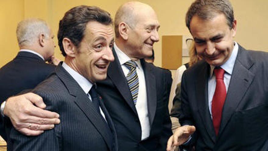 Sarkozy y Zapatero