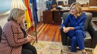 Pilar Alegría y Tomasa Hernández celebran una bilateral centrada en la gratuidad de la educación de 0 a 3 años