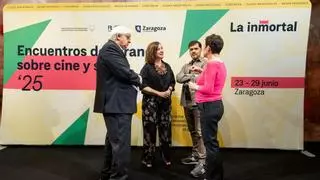 El campus de cine La Inmortal trae esta semana a Zaragoza a Rosa María Calaf, Álvaro Cervantes y Eduard Sola