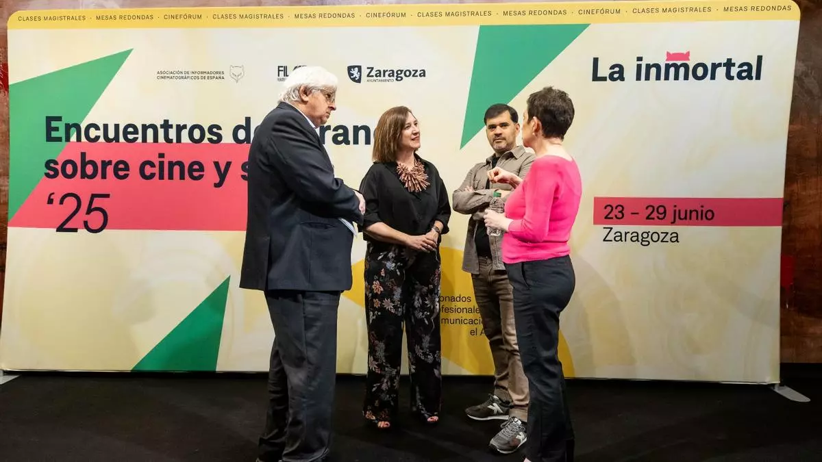 El campus de cine La Inmortal trae esta semana a Zaragoza a Rosa María Calaf, Álvaro Cervantes y Eduard Sola