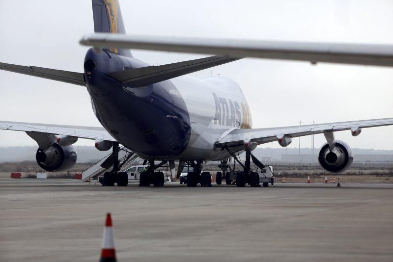 El aeropuerto de Zaragoza bate récords en transportes de mercancias
