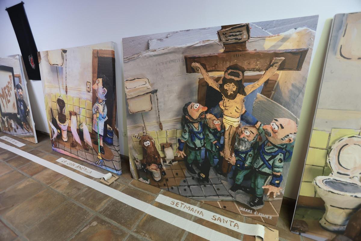 Una de las imágenes que ha generado malestar entre el colectivo religioso.