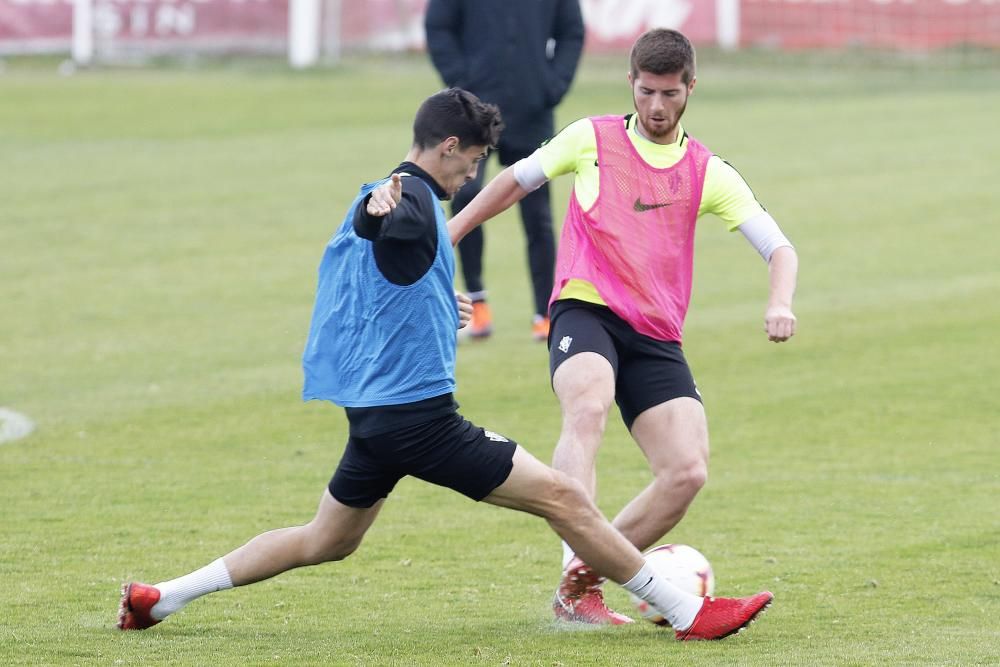 Entrenamiento del Sporting