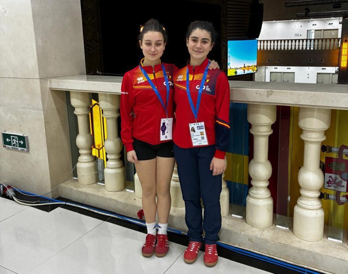 Las hermanas Dorelle, en Tbilisi. | FDV