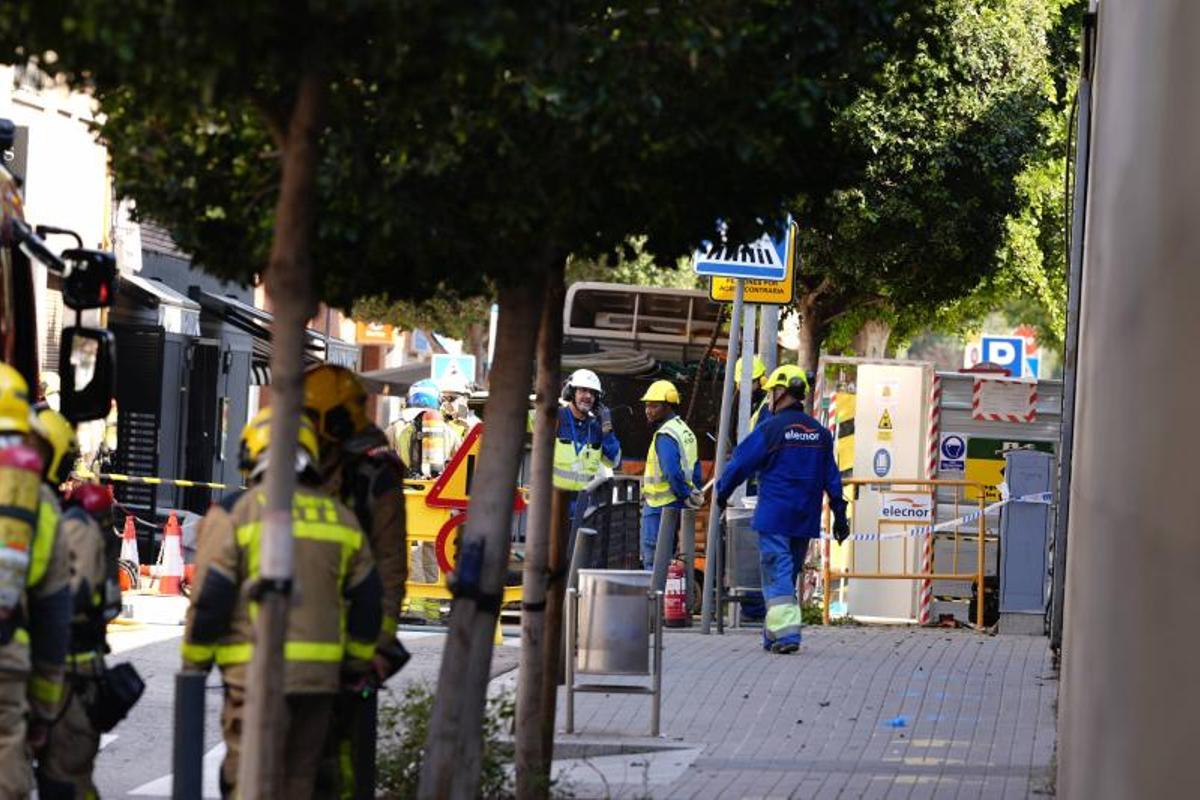 Confinados vecinos de la c/Natzaret de LH por una fuga de gas