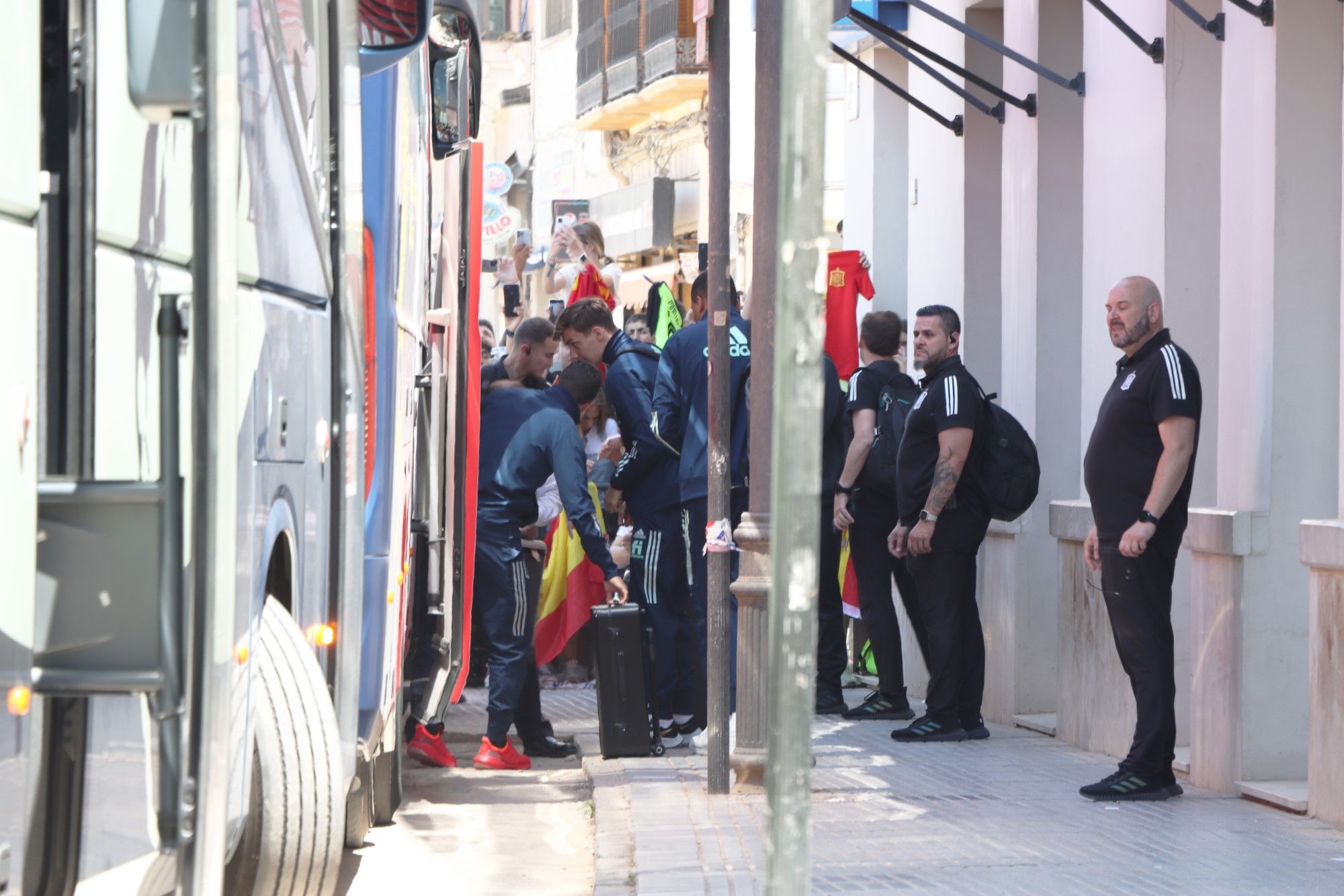 La selección española ya está en Málaga para disputar en La Rosaleda su partido ante la República Checa