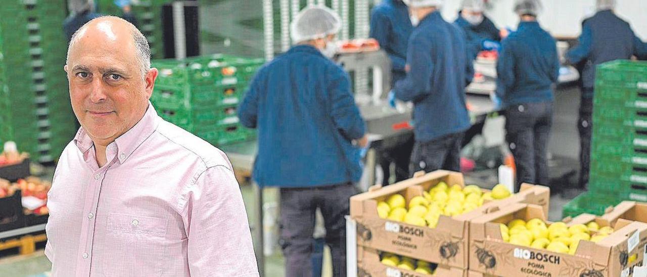 Jordi Balari, director y fundador de MANS, cooperativa que se dedica a crear empleo en la producción y comercialización de fruta y verdura ecológica.