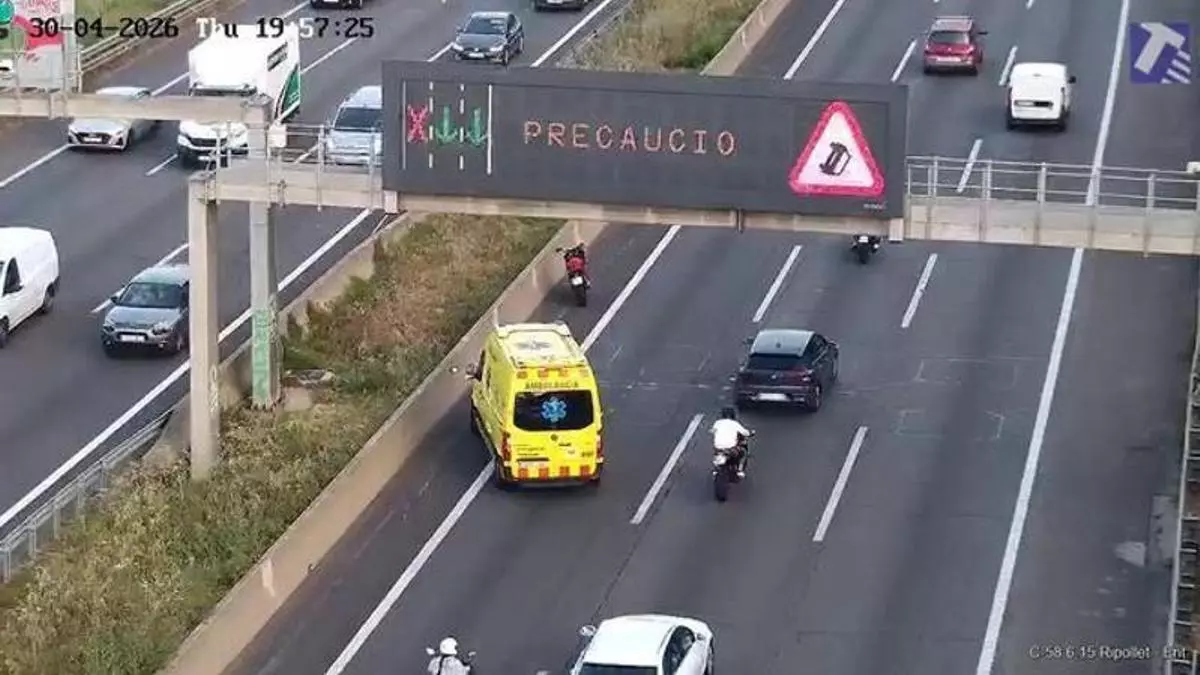 Dos tercios de los muertos en las carreteras catalanas este año son motoristas, ciclistas y peatones