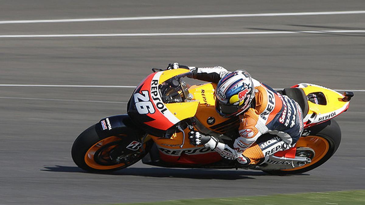 Dani Pedrosa, durante el Gran Premio de Indianápolis de MotoGP