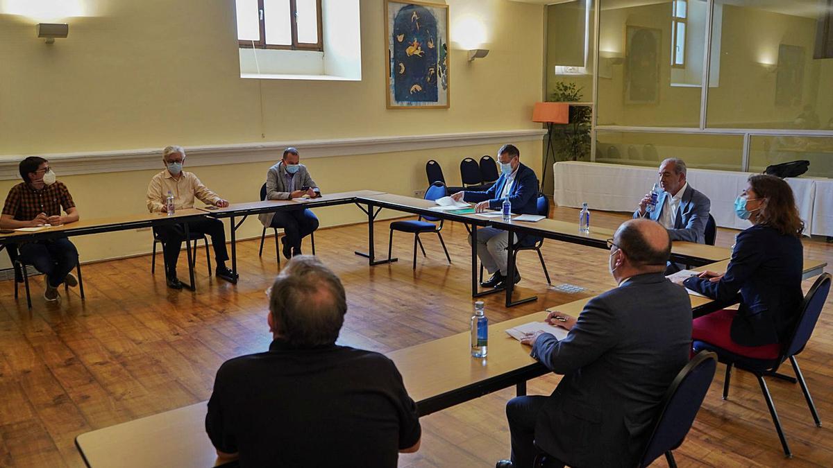 Reunión del Consejo General de Zamora 10 celebrada en la tarde de ayer en la capital. | Emilio Fraile