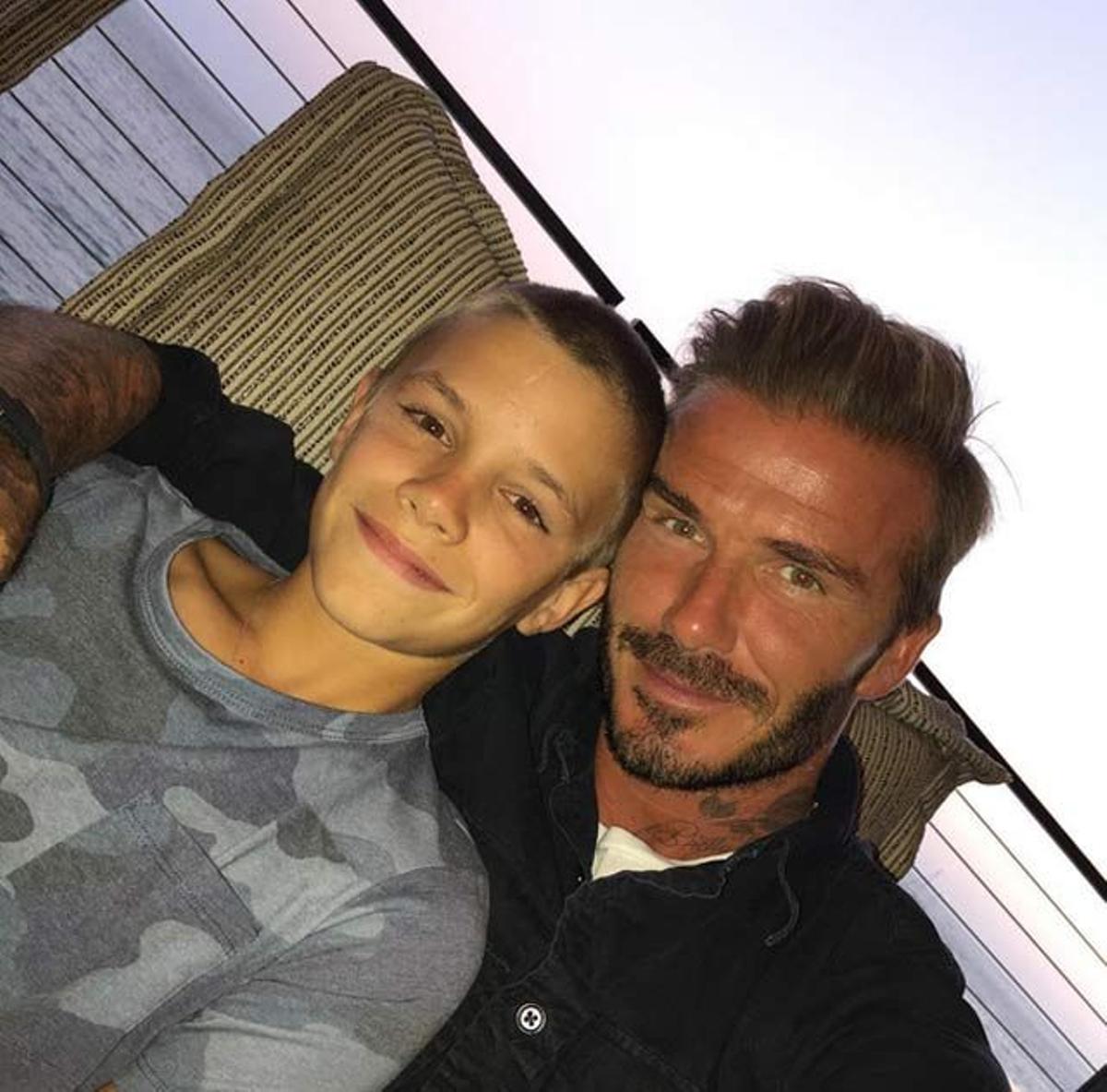 David Beckham felicita a Romeo por su 14 cumpleaños