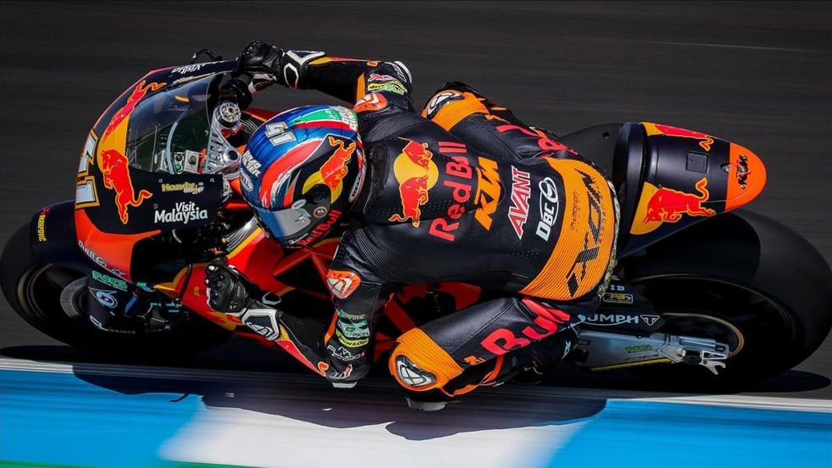 Brad Binder en acción