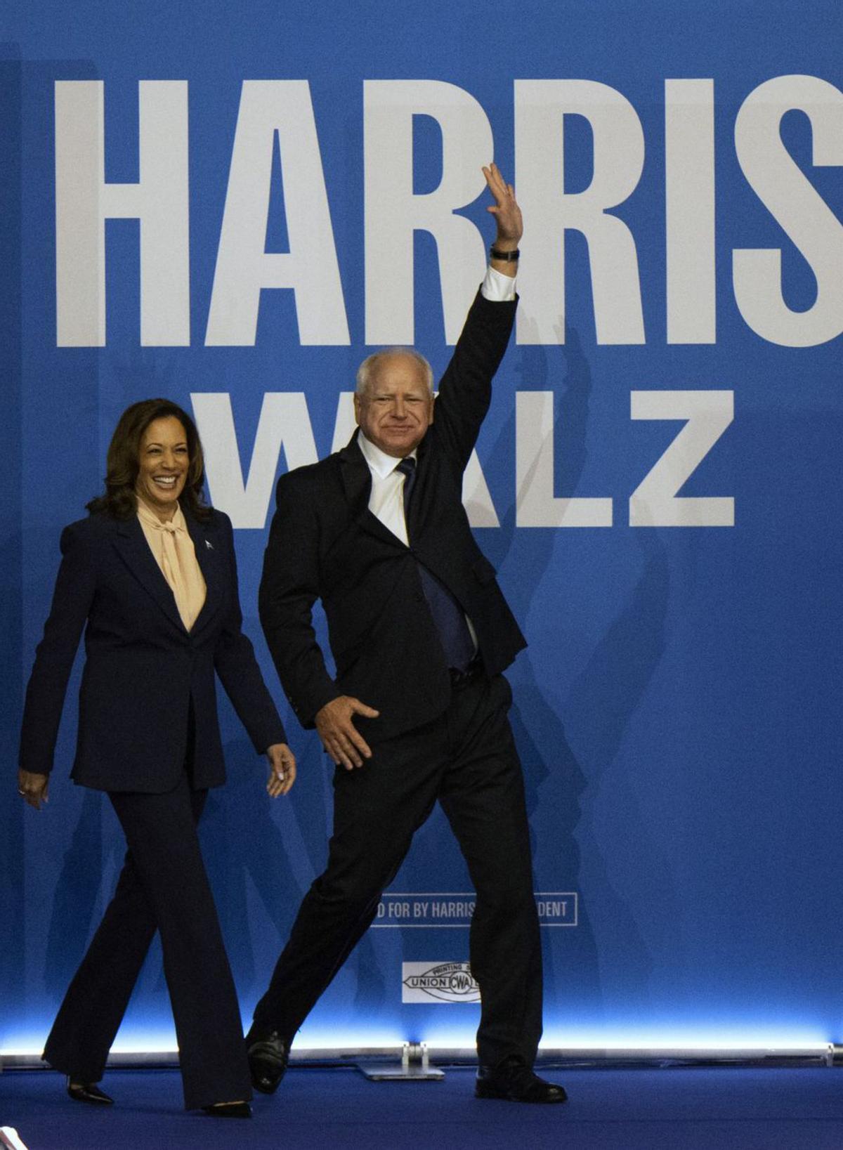 Harris i Trump reforcen l’alta polarització amb els seus vicepresidents Harris i Trump reforcen l’alta polarització amb els seus vicepresidents