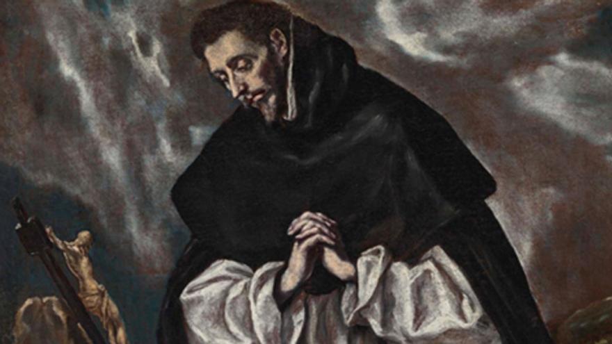 ‘Santo Domingo rezando’, de un artista del taller de El Greco, que multiplicó su estimación más optimista.
