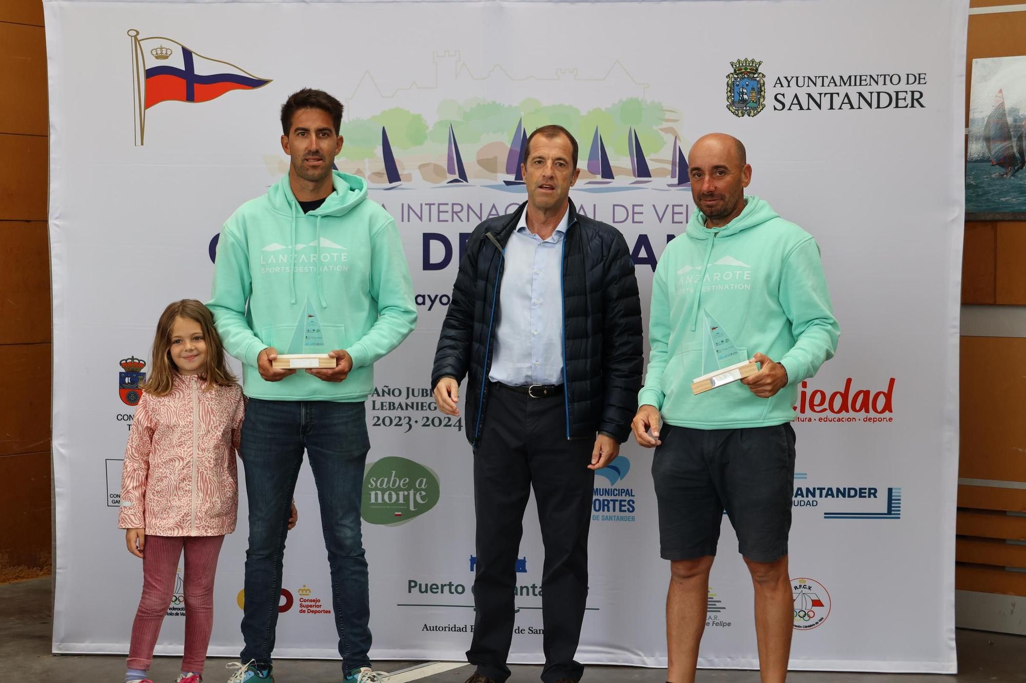 Los canarios Alfredo González y Cristian Sánchez nuevos campeones de España de Snipe