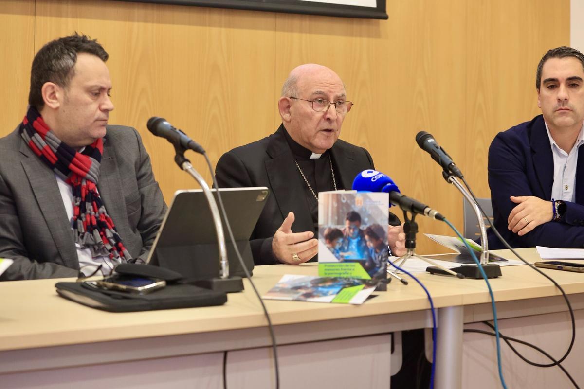 17/02/2026. Castellon. OBISPO PRESENTA UN DOCUMENTO PARA PROTEGER A LOS MENORES FRENTE A LA PORNOGRAFÍA Y LA VIOLENCIA A las 10.15 horas en la Casa Sacerdotal Familia de Nazaret (Plaza del Bisbe Pont i Gol, 3.