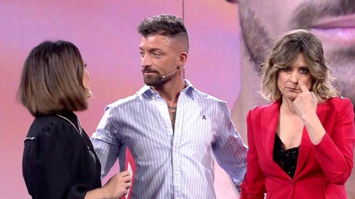 Nagore, Rubén y Sandra Barneda en 'El debate de las tentaciones'