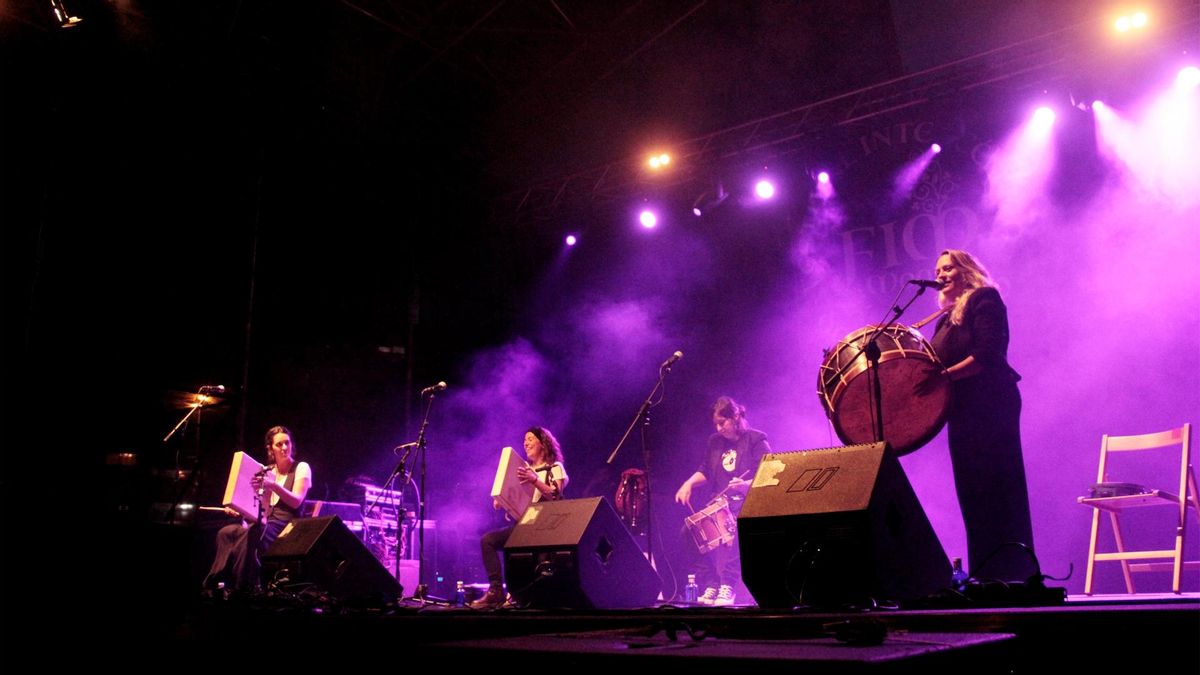 Una edición anterior del Festival Intercéltico de Moaña.