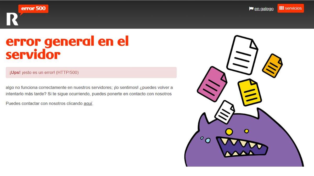 Error en el sitio web de R