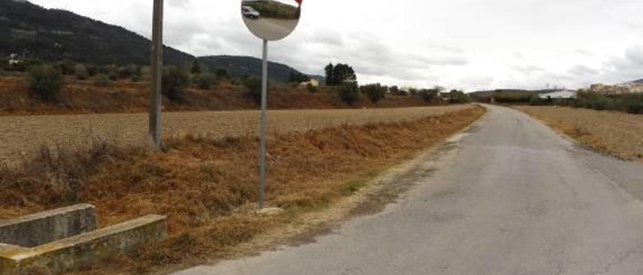 Rocían con glifosato las cunetas y márgenes de una vía verde de dominio público en Bocairent